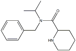 N-benzyl-N-isopropylpiperidine-2-carboxamide Structure