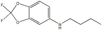 N-butyl-2,2-difluoro-2H-1,3-benzodioxol-5-amine Structure