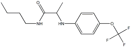  N-butyl-2-{[4-(trifluoromethoxy)phenyl]amino}propanamide