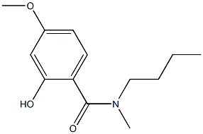 N-butyl-2-hydroxy-4-methoxy-N-methylbenzamide Structure