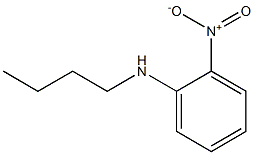 丁基-(2-硝基苯基)胺, , 结构式