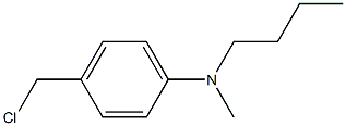 N-butyl-4-(chloromethyl)-N-methylaniline 结构式
