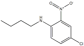 N-butyl-4-chloro-2-nitroaniline Struktur