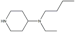 N-butyl-N-ethylpiperidin-4-amine,,结构式