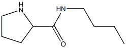 N-butylpyrrolidine-2-carboxamide 结构式