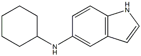 N-cyclohexyl-1H-indol-5-amine Structure