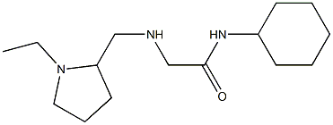 N-cyclohexyl-2-{[(1-ethylpyrrolidin-2-yl)methyl]amino}acetamide