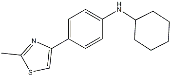  N-cyclohexyl-4-(2-methyl-1,3-thiazol-4-yl)aniline