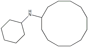 N-cyclohexylcyclododecanamine Struktur