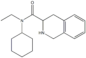 N-cyclohexyl-N-ethyl-1,2,3,4-tetrahydroisoquinoline-3-carboxamide Structure