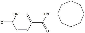 N-cyclooctyl-6-oxo-1,6-dihydropyridine-3-carboxamide Structure