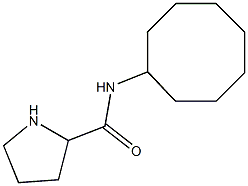 N-cyclooctylpyrrolidine-2-carboxamide Structure