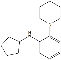 N-cyclopentyl-2-(piperidin-1-yl)aniline Structure