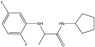 N-cyclopentyl-2-[(2,5-difluorophenyl)amino]propanamide