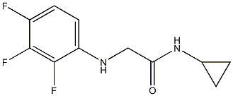 N-cyclopropyl-2-[(2,3,4-trifluorophenyl)amino]acetamide