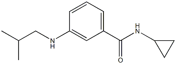 N-cyclopropyl-3-[(2-methylpropyl)amino]benzamide
