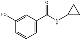 N-cyclopropyl-3-hydroxybenzamide 结构式