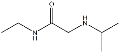 N-ethyl-2-(propan-2-ylamino)acetamide 结构式