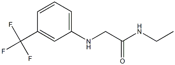 N-ethyl-2-{[3-(trifluoromethyl)phenyl]amino}acetamide Structure