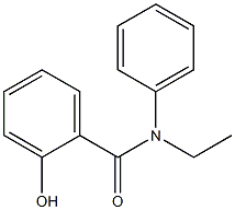 N-ethyl-2-hydroxy-N-phenylbenzamide 结构式