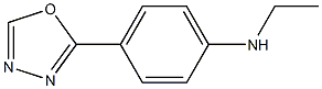 N-ethyl-4-(1,3,4-oxadiazol-2-yl)aniline Struktur