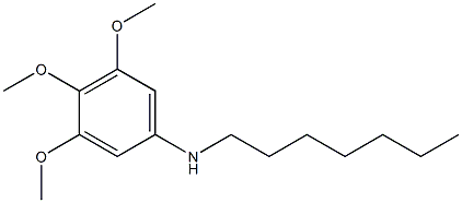 N-heptyl-3,4,5-trimethoxyaniline Structure