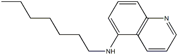 N-heptylquinolin-5-amine Structure