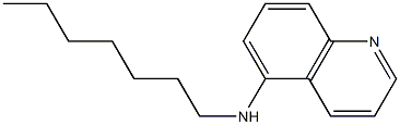 N-heptylquinolin-5-amine Struktur