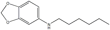 N-hexyl-2H-1,3-benzodioxol-5-amine Struktur