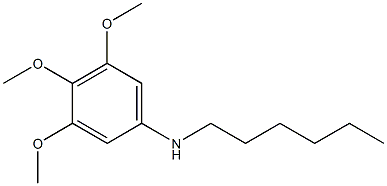 N-hexyl-3,4,5-trimethoxyaniline Structure