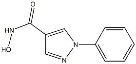 N-hydroxy-1-phenyl-1H-pyrazole-4-carboxamide,,结构式