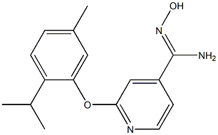 N'-hydroxy-2-(2-isopropyl-5-methylphenoxy)pyridine-4-carboximidamide
