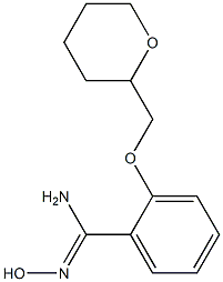 N'-hydroxy-2-(oxan-2-ylmethoxy)benzene-1-carboximidamide,,结构式