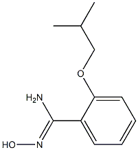 N'-hydroxy-2-isobutoxybenzenecarboximidamide Struktur