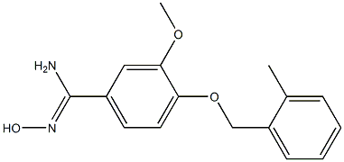 N'-hydroxy-3-methoxy-4-[(2-methylbenzyl)oxy]benzenecarboximidamide