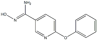 N'-hydroxy-6-phenoxypyridine-3-carboximidamide,,结构式