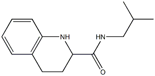 N-isobutyl-1,2,3,4-tetrahydroquinoline-2-carboxamide Structure