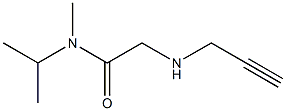 N-methyl-2-(prop-2-yn-1-ylamino)-N-(propan-2-yl)acetamide Structure