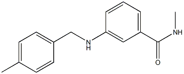 N-methyl-3-{[(4-methylphenyl)methyl]amino}benzamide