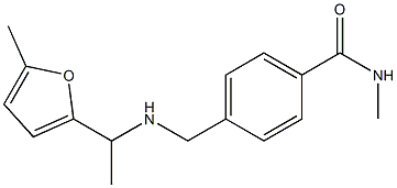  N-methyl-4-({[1-(5-methylfuran-2-yl)ethyl]amino}methyl)benzamide