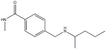 N-methyl-4-[(pentan-2-ylamino)methyl]benzamide