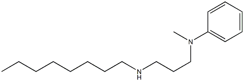 N-methyl-N-[3-(octylamino)propyl]aniline Struktur