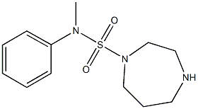 N-methyl-N-phenyl-1,4-diazepane-1-sulfonamide Structure