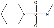 N-methylpiperidine-1-sulfonamide 结构式