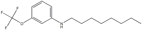 N-octyl-3-(trifluoromethoxy)aniline Structure