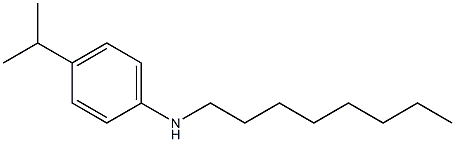 N-octyl-4-(propan-2-yl)aniline Struktur