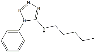 N-pentyl-1-phenyl-1H-1,2,3,4-tetrazol-5-amine|