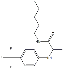  N-pentyl-2-{[4-(trifluoromethyl)phenyl]amino}propanamide