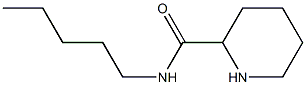 N-pentylpiperidine-2-carboxamide 结构式