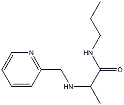  N-propyl-2-[(pyridin-2-ylmethyl)amino]propanamide